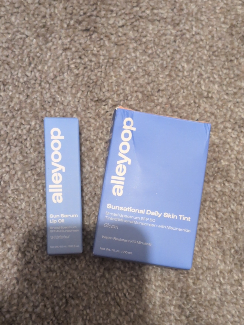 alleyoop Sunsational Daily Skin Tint + Sun Serum Lip Oil